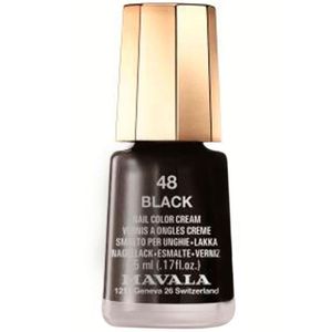 Esmalte Mini Color Mavala - 048 Black - 5 ml