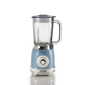 Liquidificador com Copo de Vidro Vintage 1,5L  Ariete Azul