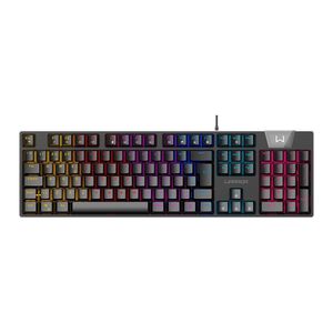 Teclado Gamer Mecânico Royal Score, Full Size, Blue Switch, ABNT2, RGB Preto Warrior - TC313 TC313