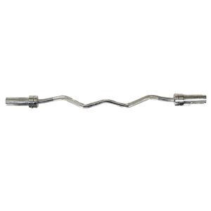 Barra Olímpica Cromada Ez-Curl (W) 1,20M Wellness - WK025 WK025